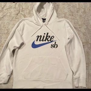 nike sb white hoodie